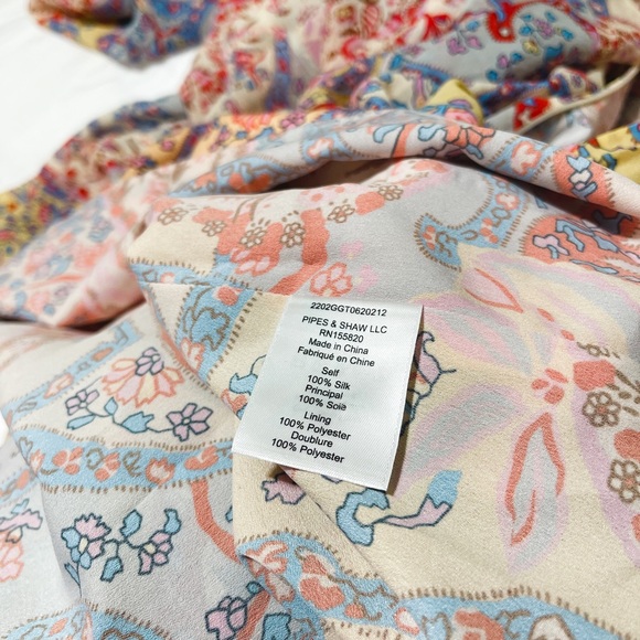 NWT Veronica Beard Kimber Paisley MIDI Dress - Picture 6 of 6